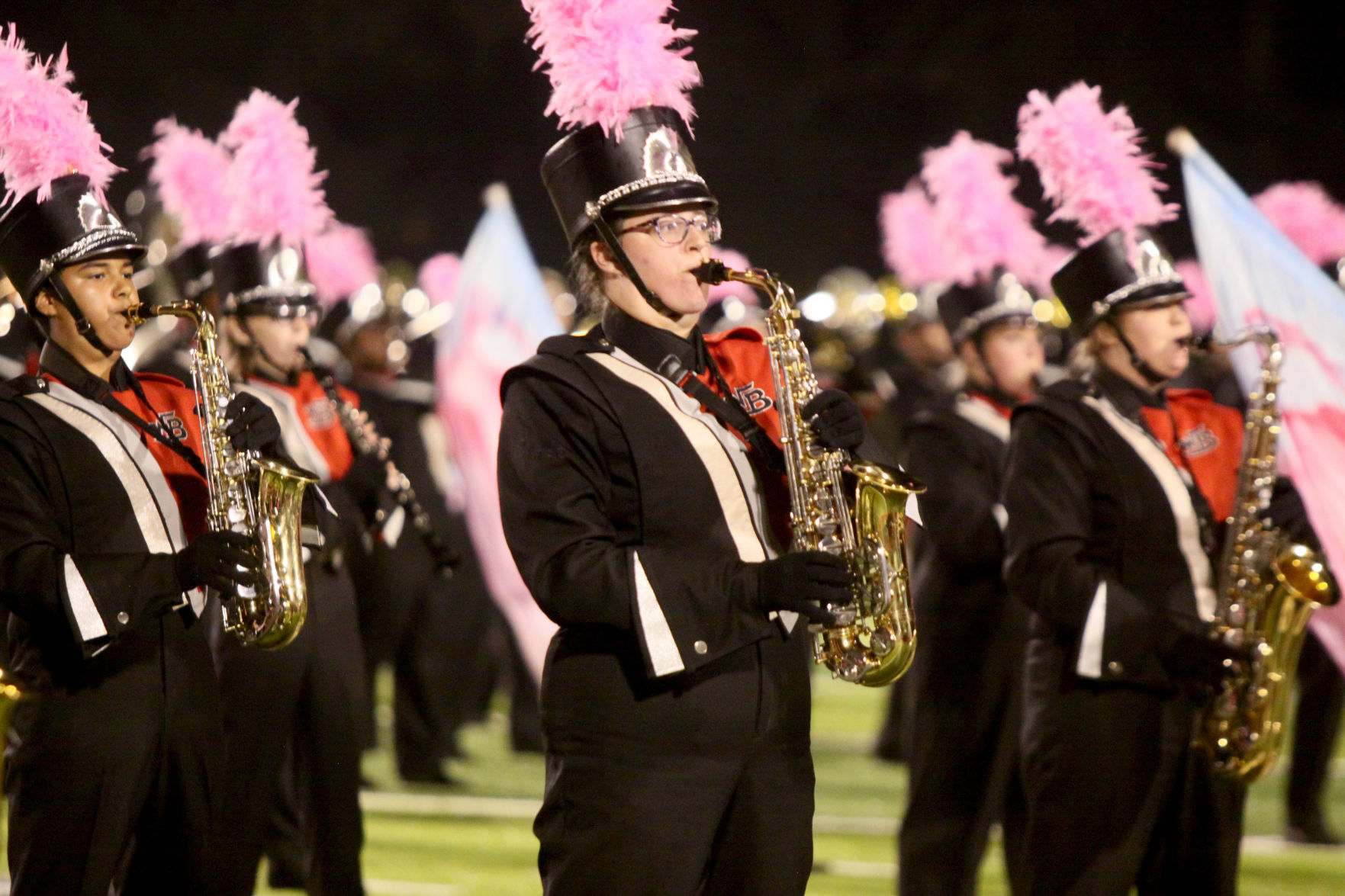PHOTOS: Winder-Barrow High School band performs halftime show